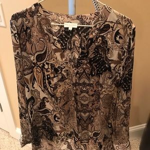 Silk blouse from famous Danish designer